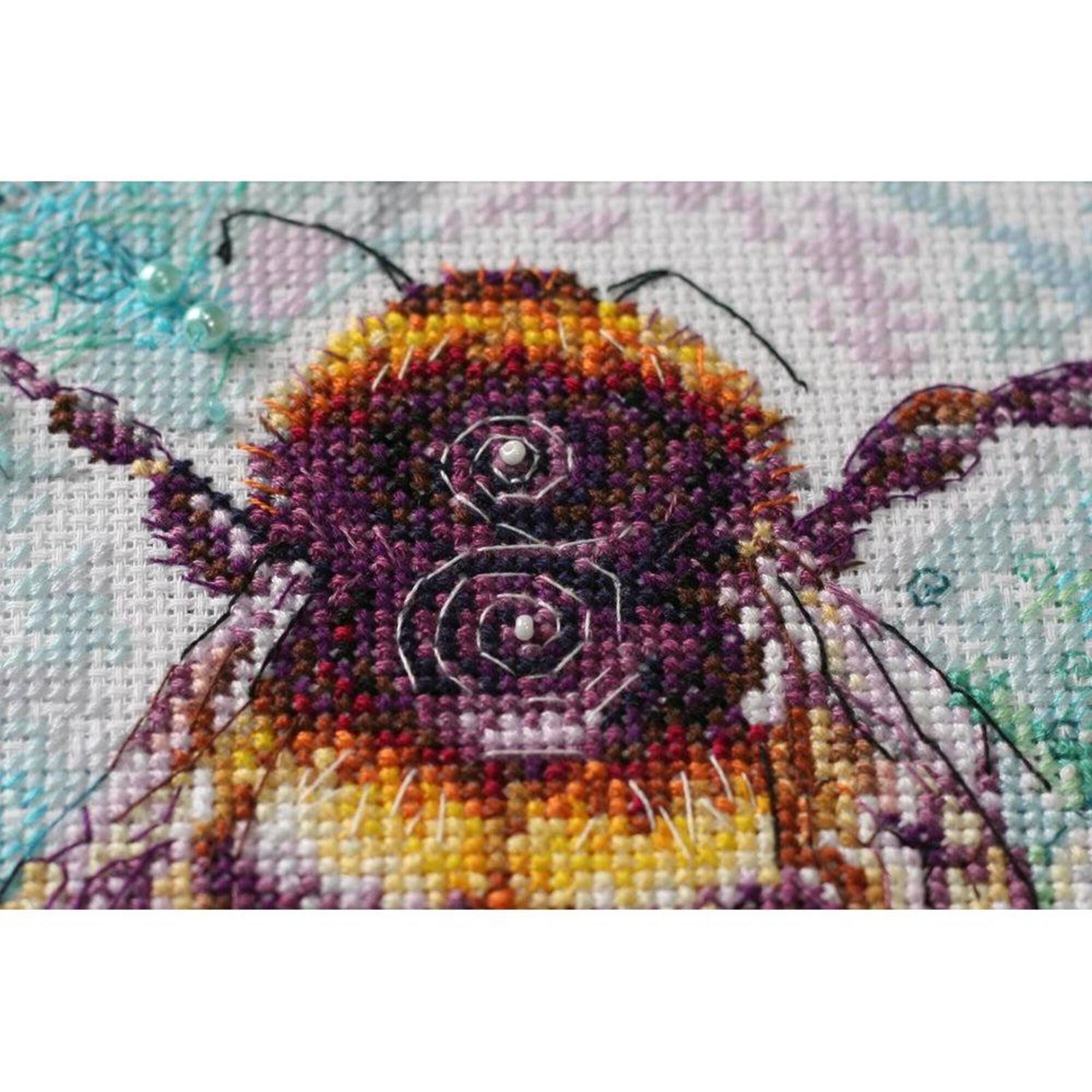 Abris Art Caramel Spider Web Cross-Stitch Kit